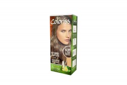 Coloriss Tinte Permanente Caja Con Tubo Con 50 g - Color Rubio Nacarado Cenizo 9.21