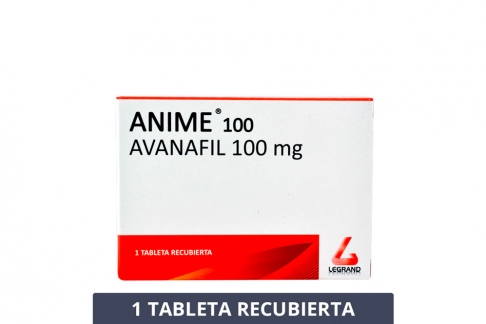 Anime 100 mg Caja Con 1 Tableta Recubierta Rx Rx4