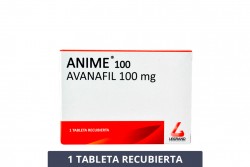 Anime 100 mg Caja Con 1 Tableta Recubierta Rx1