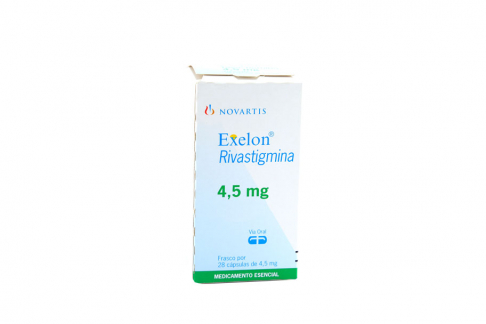 Exelon 4.5 mg Caja Con Frasco Con 28 Cápsulas Rx1 Rx4