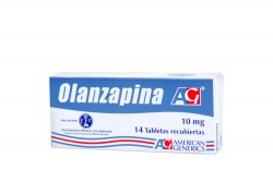 Olanzapina 10 mg Caja Con 14 Tabletas Rx