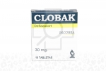Clobak 30 mg Caja Con 10 Tabletas Rx Rx1 Rx4