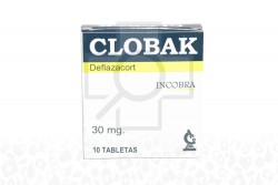 Clobak 30 mg Caja Con 10 Tabletas Rx
