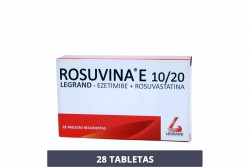 Rosuvina E 10 / 20 mg Caja Con 28 Tabletas Rx