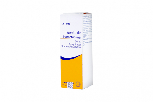 Furoato De Mometasona Spray 0,05% Con 10 g Caja Con 60 Aplicaciones Rx