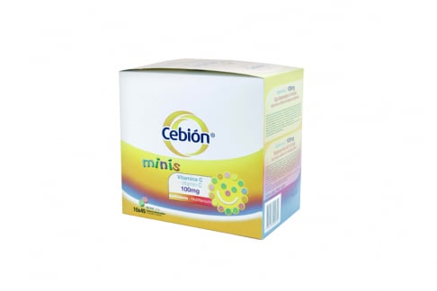 Cebion Minis 100 mg Caja Con 45 Tabletas Masticables