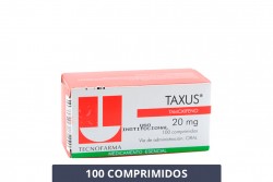 Taxus 20 mg Caja Con 100 Comprimidos Rx Rx4