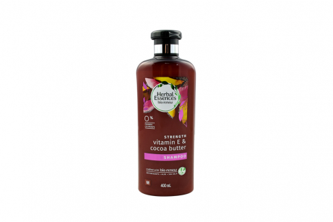 Shampoo Herbal Essences Vitamina E Cocoa Frasco Con 400 mL