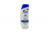 Shampoo Head And Shoulders Control Caspa 2 En 1 Limpieza Renovadora Frasco Con 375 mL