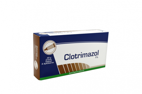 Clotrimazol 1% Crema Vaginal Caja Con Tubo De 40 G + 6 Aplicadores