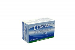 Clorfam 4 mg Caja Con 100 Tabletas Rx Rx1