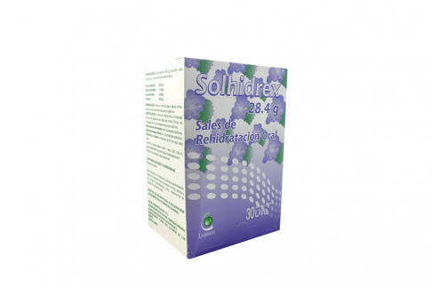 Solhidrex 28.4 g Caja Con 30 Sobres Sabor Uva