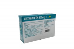 Acetaminofén 500 mg Caja Con 300 Tabletas