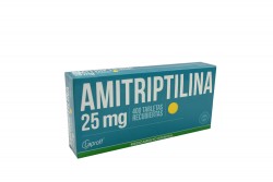 Amitriptilina 25 mg Caja Con 400 Tabletas Rx