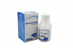 Amoxicilina 250 mg / 5 mL Polvo Para Suspensión Caja Con Frasco Con 60 mL Rx2