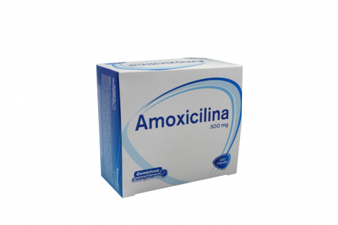 Amoxicilina 500 mg Caja Con 100 Cápsulas Rx Rx2