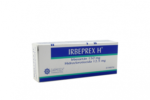 Irbeprex H 150 / 12.5 Mg Caja Con 30 Tabletas Rx Rx4 Rx1