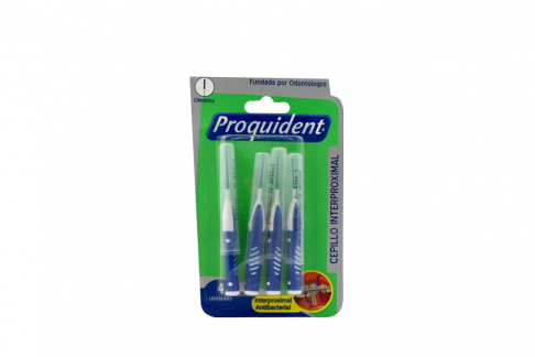Cepillo Dental Proquident Interproximales Empaque Con 4 Unidades
