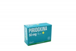 Piridoxina 50 mg Caja Con 100 Tabletas