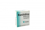 Ranitidina 50 mg / 2mL Caja Con 10 Ampollas Rx