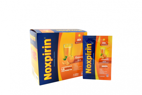 Noxpirin Día Caja Con 24 Sobres Con 15 G C/U - Sabor Naranja