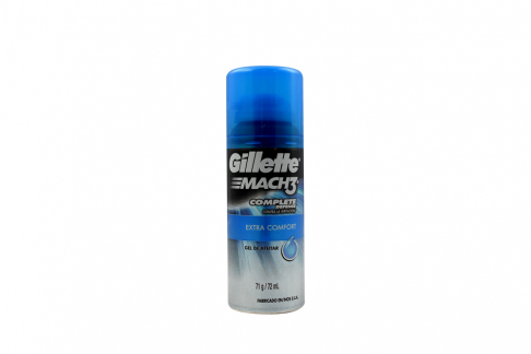 Gel Para Afeitar Gillette Mach 3 Extra Comfort Frasco Con 72 mL