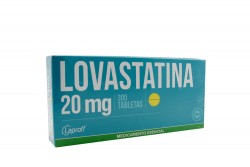Lovastatina 20 mg Caja Con 300 Tabletas Rx