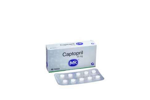 Captopril 25 mg Mk Caja Con 30 Tabletas Rx Rx4