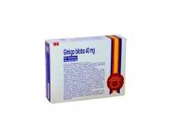 Ginkgo Biloba 40 mg Caja Con 20 Tabletas Recubiertas Rx
