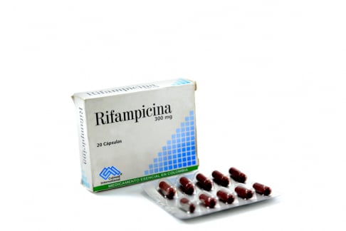 Rifampicina 300 mg Caja Con 20 Cápsulas Rx Rx2