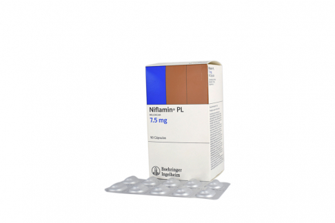 Niflamin PL 7.5 mg Caja Con 90 Cápsulas Rx