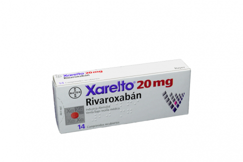 Xarelto 20 mg Caja Con 14 Comprimidos Recubiertos Rx Rx1
