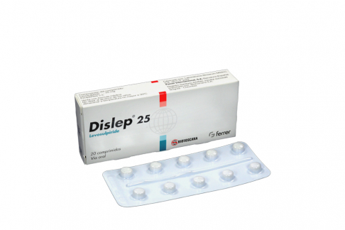 Dislep 25 mg Caja Con 20 Comprimidos Rx Rx4