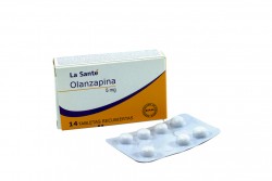 Olanzapina 5 mg Caja Con 14 Tabletas Recubiertas Rx4