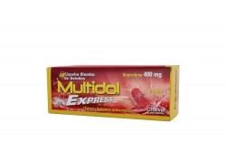 Multidol Express 400 mg Caja Con 48 Cápsulas Blandas