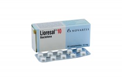 Lioresal 10 mg Caja Con 50 Comprimidos Rx4
