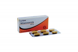 Nitazoxanida 500 mg Caja Con 6 Tabletas Recubiertas Rx.