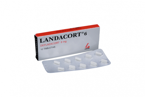 Landacort 6 mg Caja Con 10 Tabletas Rx Rx1 Rx4