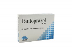 Pantoprazol 20 Mg Caja Con 30 Tabletas