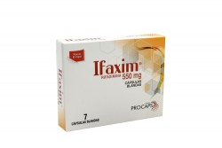 Ifaxim 550 Mg Caja Con 7 Cápsulas Rx2