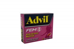 Advil Fem 400 / 65 mg Caja Con 20 Tabletas