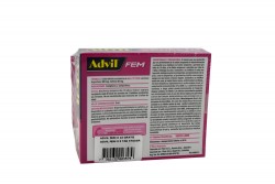 Advil Fem 400 / 65 mg Caja Con 10 Tabletas