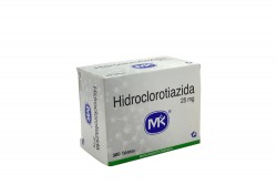 Hidroclorotiazida 25 mg Caja Con 300 Tabletas Rx