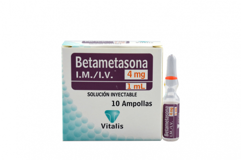 Betametasona 4 mg /  mL Caja Con 10 Ampollas Rx