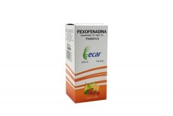 Fexofenadina Suspensión 30 mg / 5 mL Caja Con Frasco Con 150 mL Rx