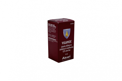 Vigamox Solución 0.5 % Caja Con Frasco Con 5 mL Rx Rx1 Rx2