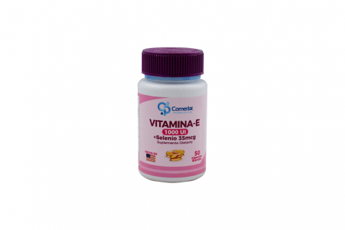 Vitamina E 1000 UI + Selenio 35 mcg Frasco Con 50 Cápsulas