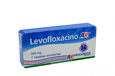 Levofloxacino 500 mg Caja Con 7 Tabletas Rx Rx2