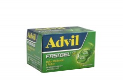 Advil Fastgel Dolor Moderado Caja Con 20 Cápsulas Líquidas