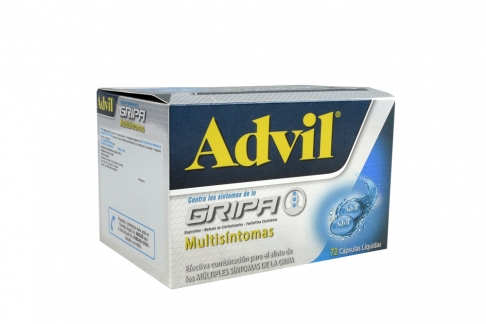 Advil Gripa Multisíntomas Caja Con 72 Cápsulas Líquidas
